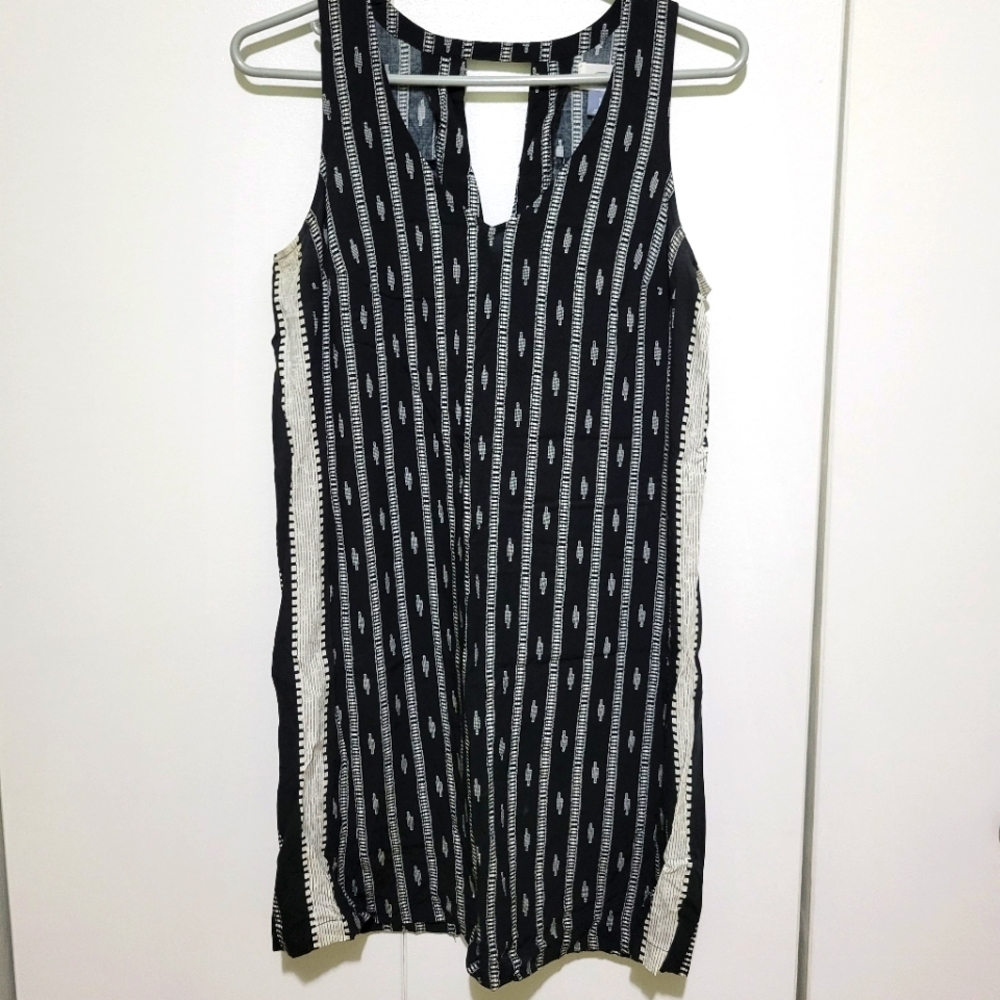 Small black and white summer dress.